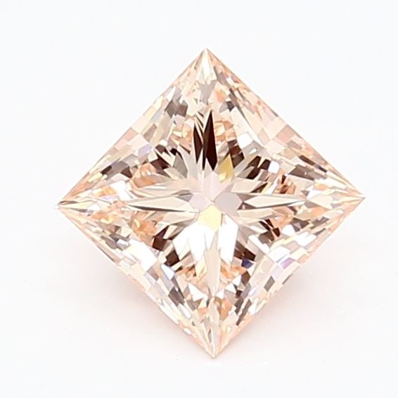 Loose Diamond - PRINCESS 1.02ct Fancy Intense Orangey Pink VVS2: Loose Diamond - PRINCESS 1.02ct Fancy Intense Orangey Pink VVS2 Source: This is a real non-mined Diamond that has been grown in a lab Shape: PRINCESS Carats: 1.02 Color: Fancy Intense Orangey Pink Cer