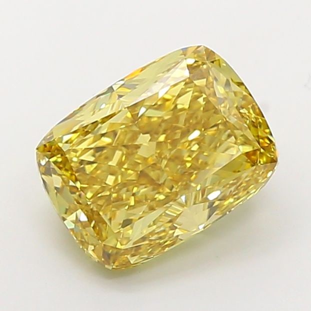 Loose Diamond - CUSHION MODIFIED 7.03ct Fancy Intense Yellow VS1: Loose Diamond - CUSHION MODIFIED 7.03ct Fancy Intense Yellow VS1 Source: This is a real non-mined Diamond that has been grown in a lab Shape: CUSHION MODIFIED Carats: 7.03 Color: Fancy Intense Yellow