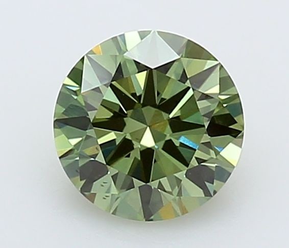 Loose Diamond - ROUND 0.99ct Fancy Vivid Green SI1: Loose Diamond - ROUND 0.99ct Fancy Vivid Green SI1 Source: This is a real non-mined Diamond that has been grown in a lab Shape: ROUND Carats: 0.99 Color: Fancy Vivid Green Certification: IGI Video: