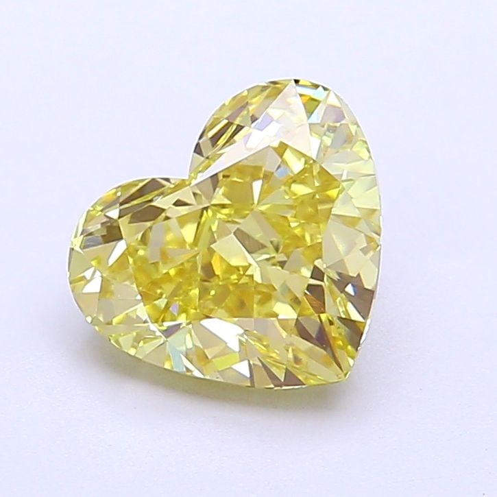 Loose Diamond - HEART 2.0ct Fancy Intense Yellow VS1: Loose Diamond - HEART 2.0ct Fancy Intense Yellow VS1 Source: This is a real non-mined Diamond that has been grown in a lab Shape: HEART Carats: 2.0 Color: Fancy Intense Yellow Certification: IGI Video