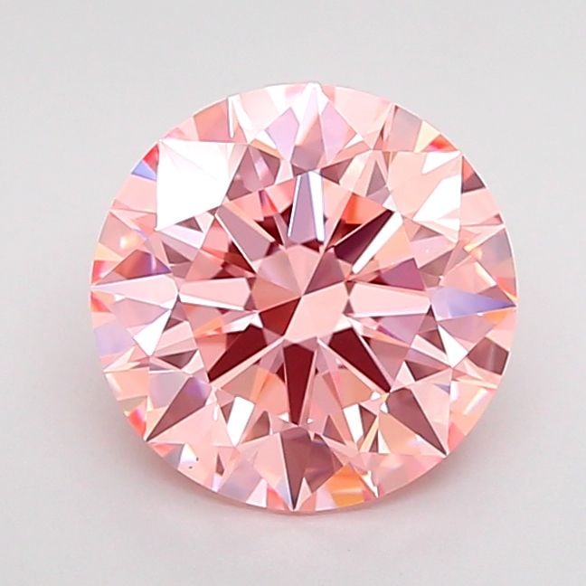 Ideal Loose Diamond - ROUND 2.22ct Fancy Intense Pink VS1: Ideal Loose Diamond - ROUND 2.22ct Fancy Intense Pink VS1 Source: This is a real non-mined Diamond that has been grown in a lab Shape: ROUND Carats: 2.22 Color: Fancy Intense Pink Certification: IGI V