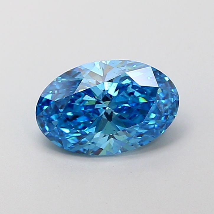 Loose Diamond - OVAL 2.0ct Fancy Vivid Blue VS2: Loose Diamond - OVAL 2.0ct Fancy Vivid Blue VS2 Source: This is a real non-mined Diamond that has been grown in a lab Shape: OVAL Carats: 2.0 Color: Fancy Vivid Blue Certification: IGI Video: