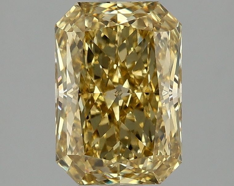Loose Diamond - RADIANT 2.08ct Fancy Vivid Yellow VS1: Loose Diamond - RADIANT 2.08ct Fancy Vivid Yellow VS1 Source: This is a real non-mined Diamond that has been grown in a lab Shape: RADIANT Carats: 2.08 Color: Fancy Vivid Yellow Certification: IGI Vid