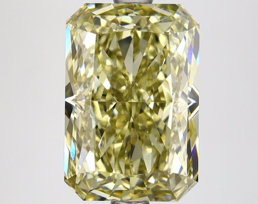 Loose Diamond - RADIANT 3.69ct Fancy Gray Yellow VVS2: Loose Diamond - RADIANT 3.69ct Fancy Gray Yellow VVS2 Source: This is a real non-mined Diamond that has been grown in a lab Shape: RADIANT Carats: 3.69 Color: Fancy Gray Yellow Certification: IGI Vide