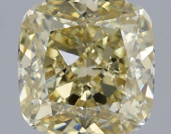 Loose Diamond - CUSHION MODIFIED 3.1ct Fancy Intense Yellow VVS2: Loose Diamond - CUSHION MODIFIED 3.1ct Fancy Intense Yellow VVS2 Source: This is a real non-mined Diamond that has been grown in a lab Shape: CUSHION MODIFIED Carats: 3.1 Color: Fancy Intense Yellow C