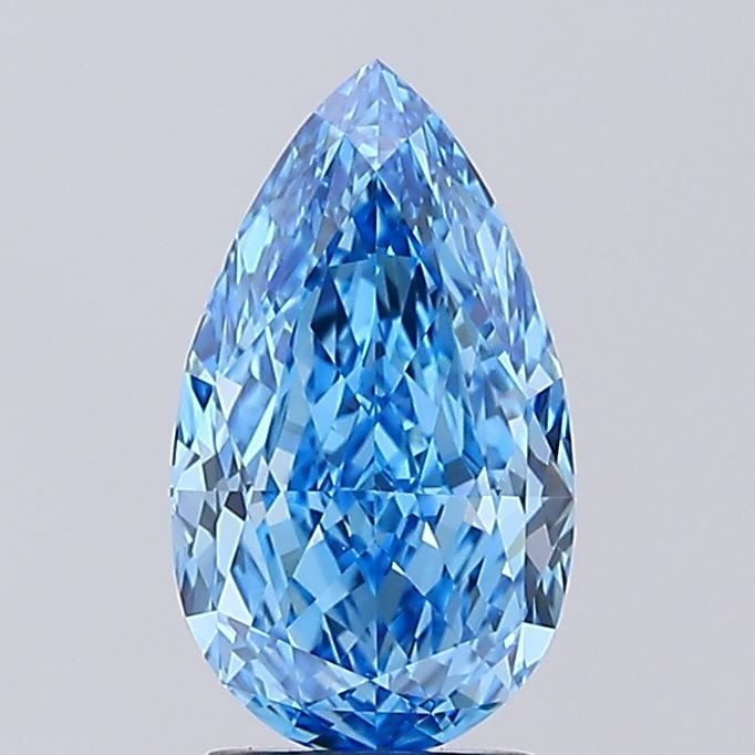Loose Diamond - PEAR 2.56ct Fancy Vivid Blue VVS2 (1 of 1)