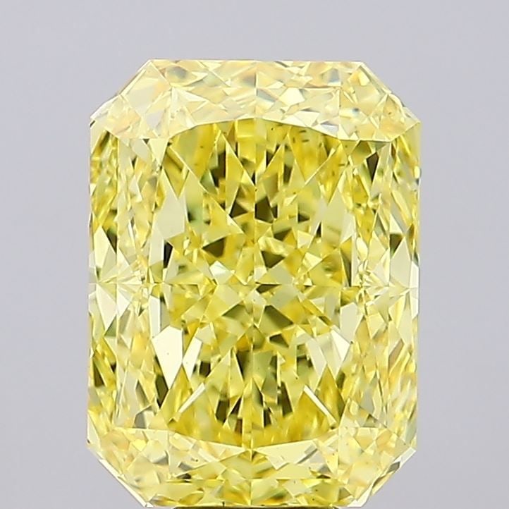 Loose Diamond - RADIANT 11.56ct Fancy Vivid Yellow VS1: Loose Diamond - RADIANT 11.56ct Fancy Vivid Yellow VS1 Source: This is a real non-mined Diamond that has been grown in a lab Shape: RADIANT Carats: 11.56 Color: Fancy Vivid Yellow Certification: IGI V