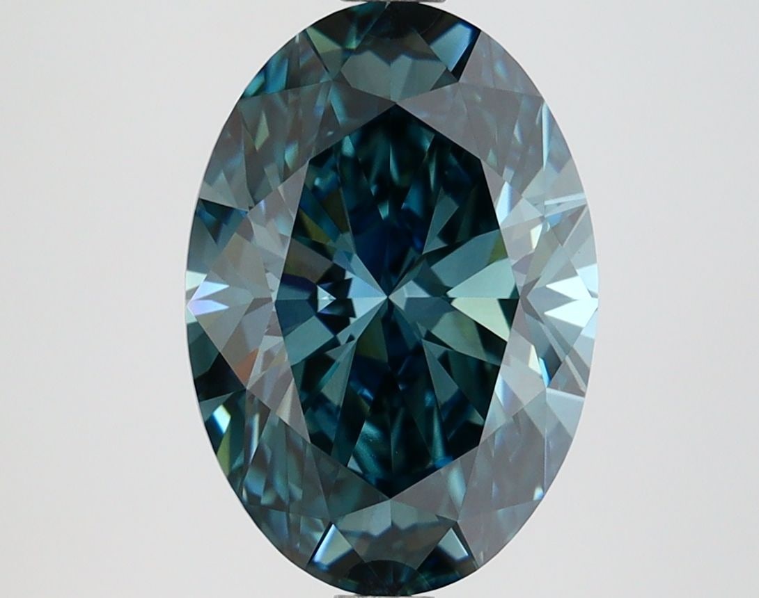 Loose Diamond - OVAL 3.08ct Fancy Deep Blue VS1: Loose Diamond - OVAL 3.08ct Fancy Deep Blue VS1 Source: This is a real non-mined Diamond that has been grown in a lab Shape: OVAL Carats: 3.08 Color: Fancy Deep Blue Certification: IGI Video: