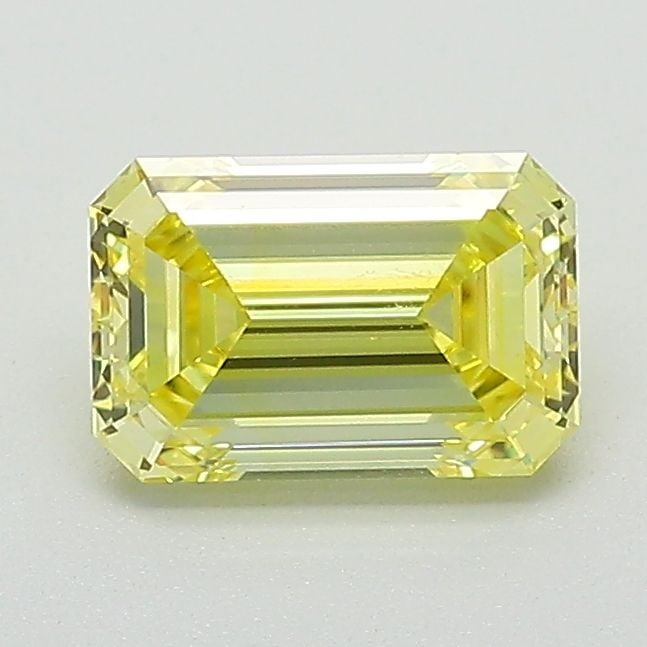 Loose Diamond - EMERALD 1.15ct Fancy Intense Yellow VS1: Loose Diamond - EMERALD 1.15ct Fancy Intense Yellow VS1 Source: This is a real non-mined Diamond that has been grown in a lab Shape: EMERALD Carats: 1.15 Color: Fancy Intense Yellow Certification: IGI