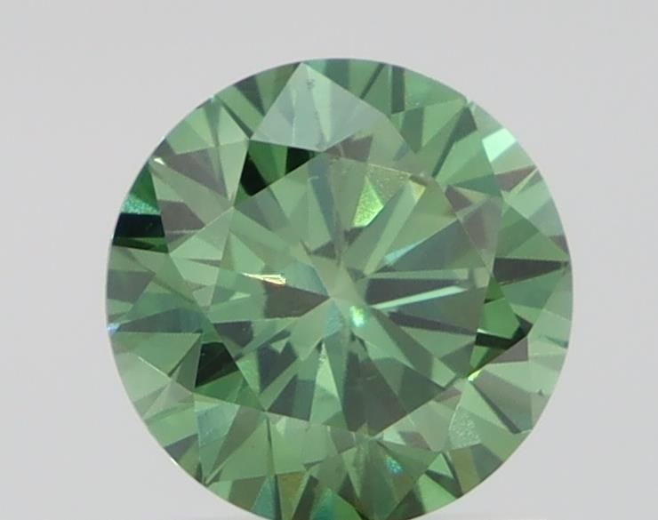 Loose Diamond - ROUND 1.17ct Fancy Green VS1: Loose Diamond - ROUND 1.17ct Fancy Green VS1 Source: This is a real non-mined Diamond that has been grown in a lab Shape: ROUND Carats: 1.17 Color: Fancy Green Certification: NONE Video: