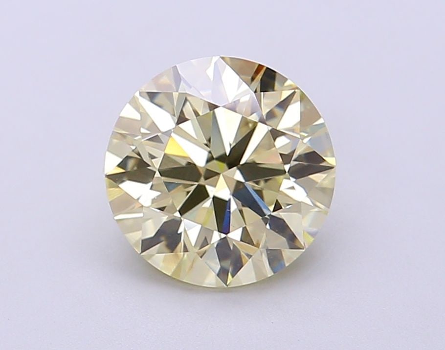 Ideal Loose Diamond - ROUND 2.02ct Fancy Light Yellow VS1 (1 of 1)