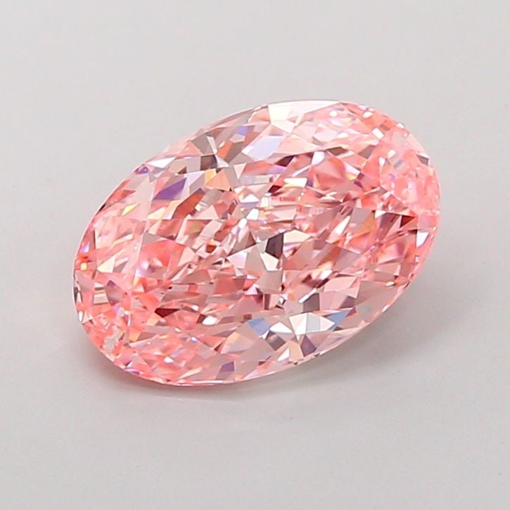 Loose Diamond - OVAL 2.65ct Fancy Vivid Pink VS1: Loose Diamond - OVAL 2.65ct Fancy Vivid Pink VS1 Source: This is a real non-mined Diamond that has been grown in a lab Shape: OVAL Carats: 2.65 Color: Fancy Vivid Pink Certification: IGI Video:
