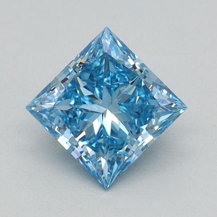 Loose Diamond - PRINCESS 0.51ct Fancy Vivid Blue VVS2: Loose Diamond - PRINCESS 0.51ct Fancy Vivid Blue VVS2 Source: This is a real non-mined Diamond that has been grown in a lab Shape: PRINCESS Carats: 0.51 Color: Fancy Vivid Blue Certification: IGI Vide