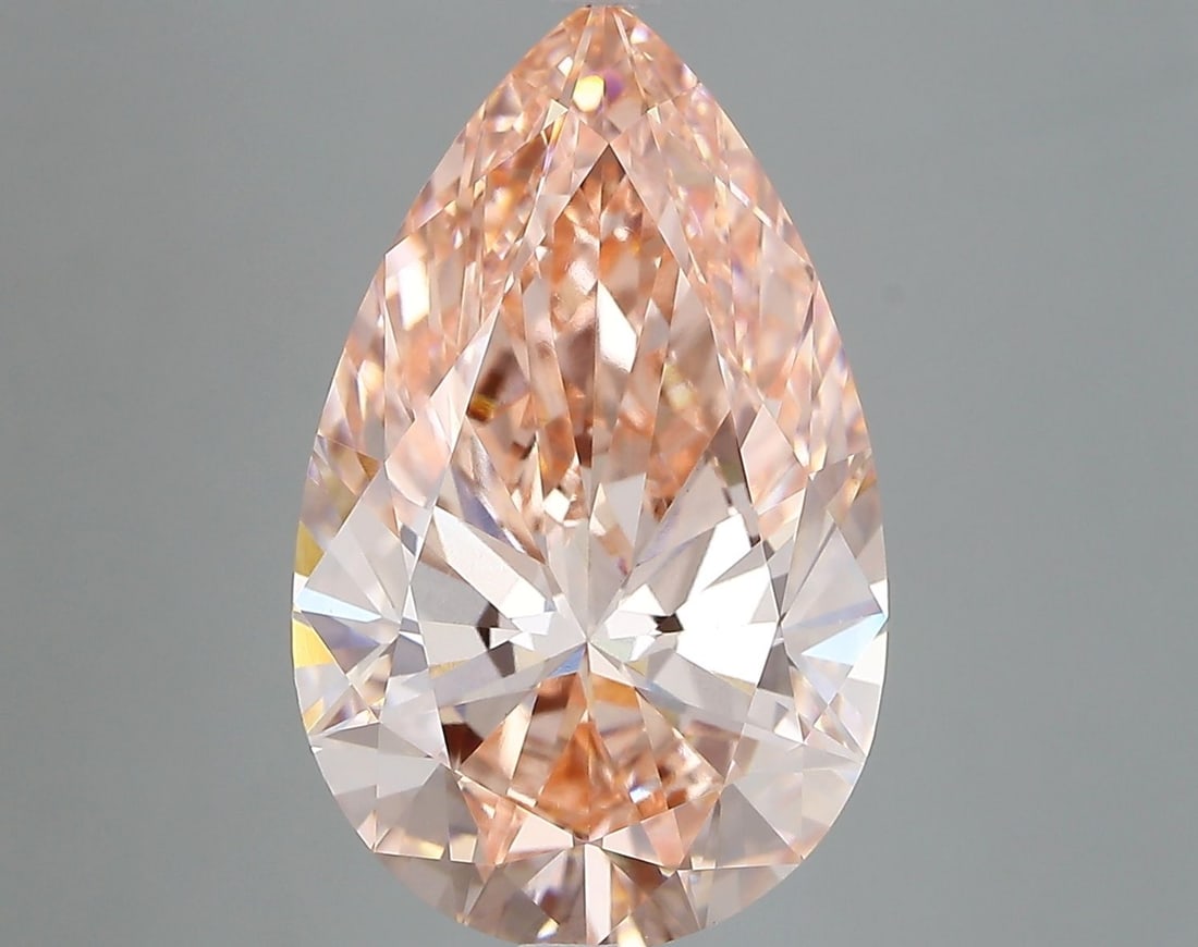 Loose Diamond - PEAR 6.75ct Fancy Vivid Pink VVS2: Loose Diamond - PEAR 6.75ct Fancy Vivid Pink VVS2 Source: This is a real non-mined Diamond that has been grown in a lab Shape: PEAR Carats: 6.75 Color: Fancy Vivid Pink Certification: IGI Video: