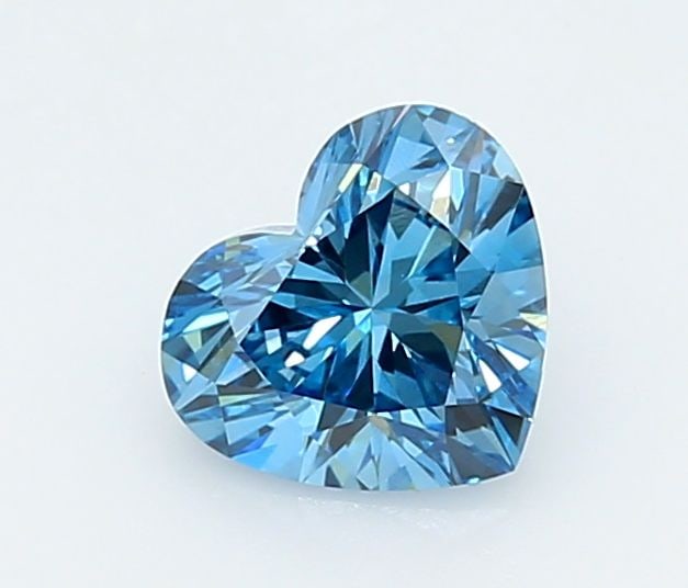 Loose Diamond - HEART 1.03ct Fancy Vivid Blue VVS2: Loose Diamond - HEART 1.03ct Fancy Vivid Blue VVS2 Source: This is a real non-mined Diamond that has been grown in a lab Shape: HEART Carats: 1.03 Color: Fancy Vivid Blue Certification: IGI Video: