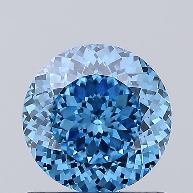 Loose Diamond - ROUND 0.88ct Fancy Vivid Blue VVS2: Loose Diamond - ROUND 0.88ct Fancy Vivid Blue VVS2 Source: This is a real non-mined Diamond that has been grown in a lab Shape: ROUND Carats: 0.88 Color: Fancy Vivid Blue Certification: IGI Video: