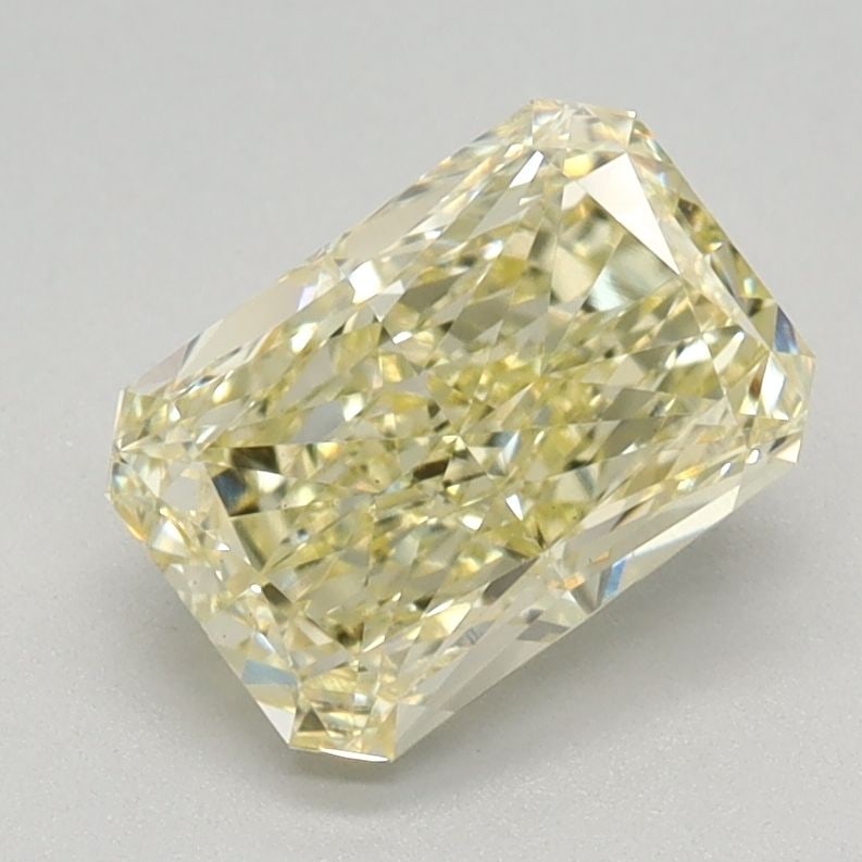 Loose Diamond - RADIANT 1.27ct Fancy Yellow VS1: Loose Diamond - RADIANT 1.27ct Fancy Yellow VS1 Source: This is a real non-mined Diamond that has been grown in a lab Shape: RADIANT Carats: 1.27 Color: Fancy Yellow Certification: IGI Video: