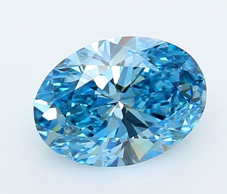 Loose Diamond - OVAL 1.79ct Fancy Vivid Blue VS1 (1 of 1)
