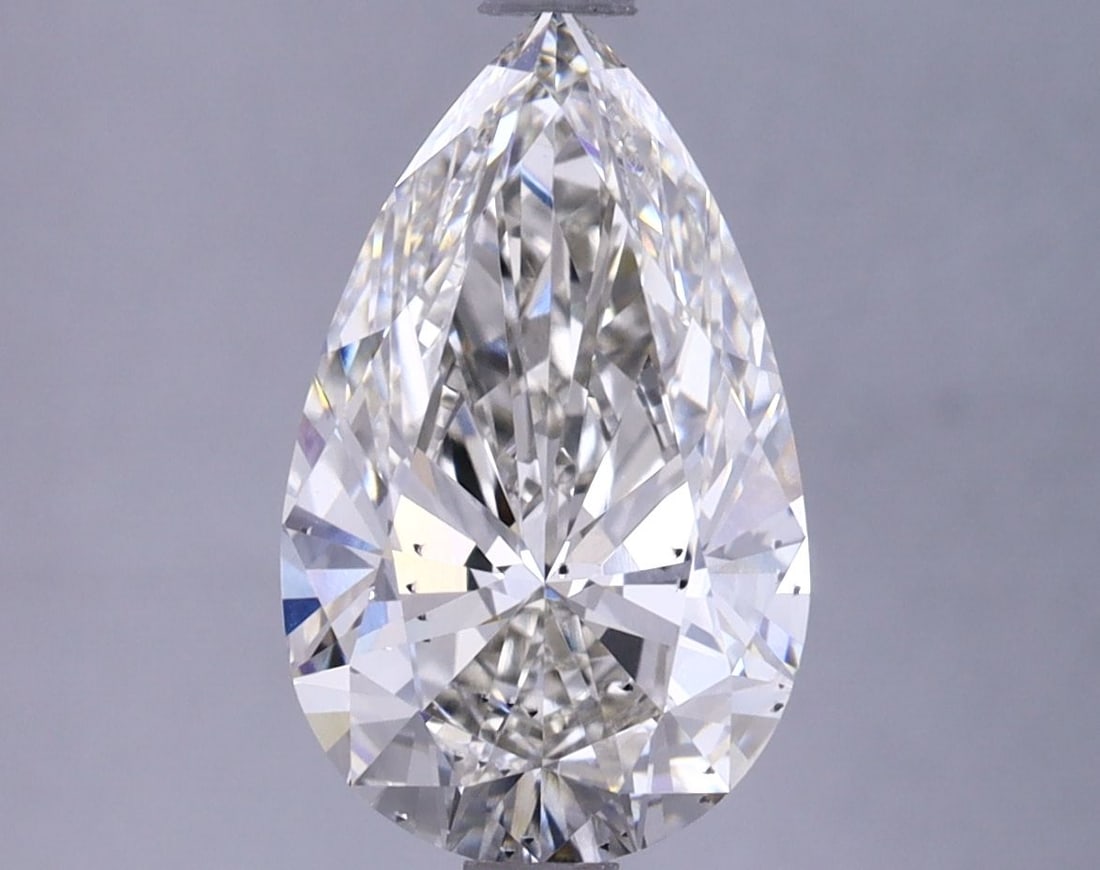 Loose Diamond - PEAR 2.63ct H SI1: Loose Diamond - PEAR 2.63ct H SI1 Source: This is a real non-mined Diamond that has been grown in a lab Shape: PEAR Carats: 2.63 Color: H Clarity: SI1 Certification: IGI Video: