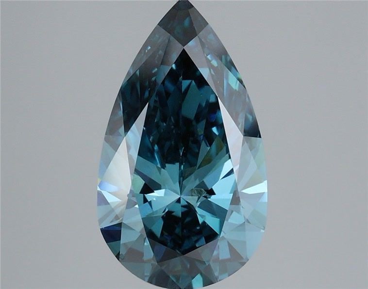 Loose Diamond - PEAR 4.0ct Fancy Vivid Blue VS2: Loose Diamond - PEAR 4.0ct Fancy Vivid Blue VS2 Source: This is a real non-mined Diamond that has been grown in a lab Shape: PEAR Carats: 4.0 Color: Fancy Vivid Blue Certification: IGI Video: