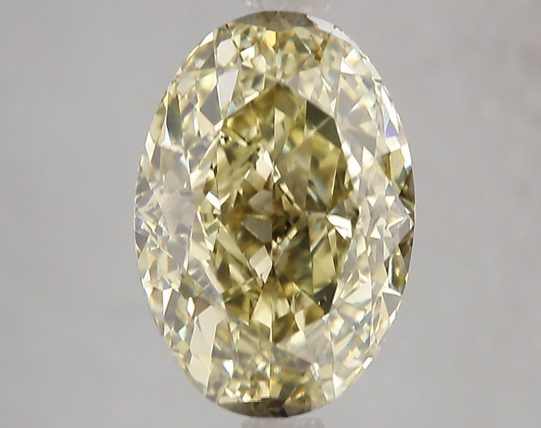 Loose Diamond - OVAL 5.02ct Fancy Intense Yellow VS2: Loose Diamond - OVAL 5.02ct Fancy Intense Yellow VS2 Source: This is a real non-mined Diamond that has been grown in a lab Shape: OVAL Carats: 5.02 Color: Fancy Intense Yellow Certification: IGI Video