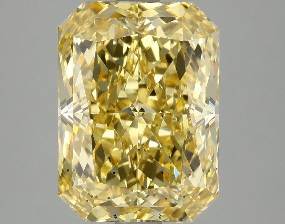 Loose Diamond - RADIANT 4.04ct Fancy Vivid Yellow VS2: Loose Diamond - RADIANT 4.04ct Fancy Vivid Yellow VS2 Source: This is a real non-mined Diamond that has been grown in a lab Shape: RADIANT Carats: 4.04 Color: Fancy Vivid Yellow Certification: IGI Vid