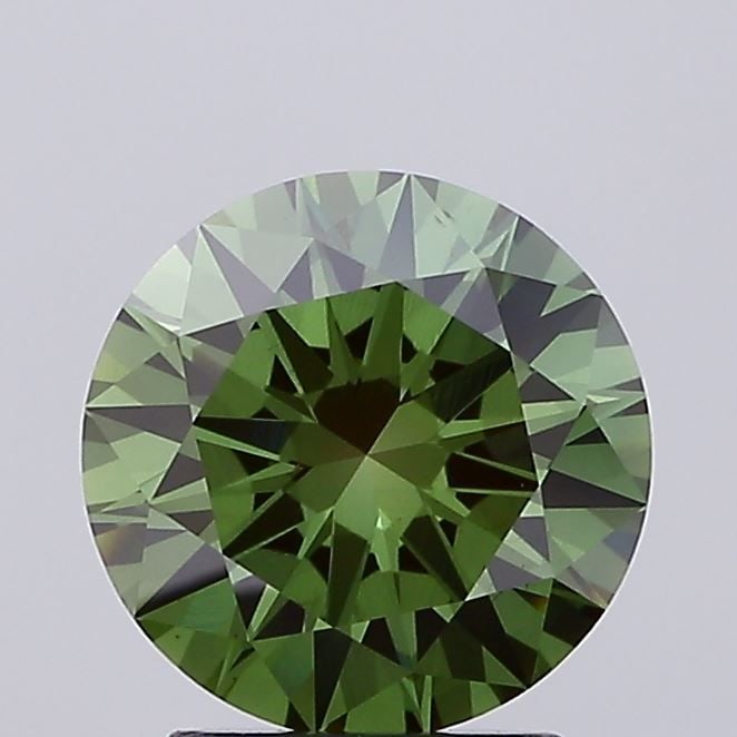 Loose Diamond - ROUND 2.15ct Fancy Vivid Green VS1 (1 of 1)