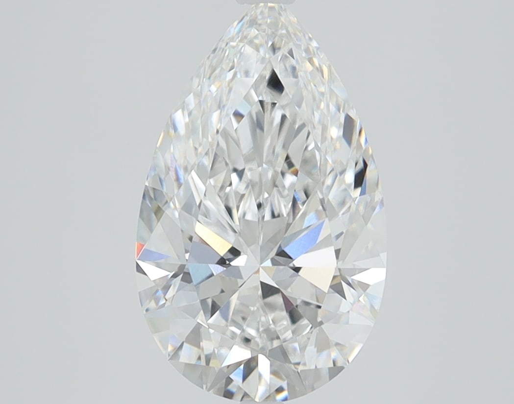 Loose Diamond - PEAR 2.08ct E VVS1: Loose Diamond - PEAR 2.08ct E VVS1 Source: This is a real non-mined Diamond that has been grown in a lab Shape: PEAR Carats: 2.08 Color: E Clarity: VVS1 Certification: GIA PLEASE NOTE: Framed, Large,