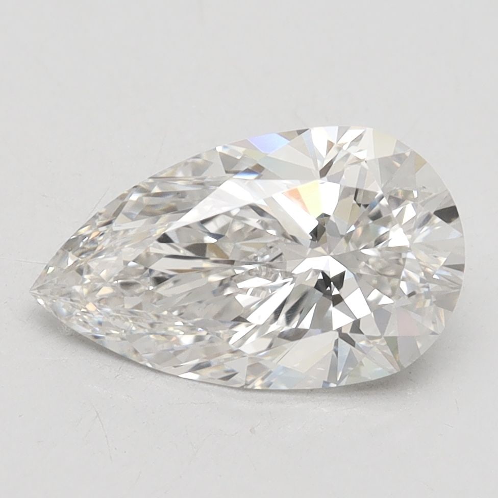 Loose Diamond - PEAR 2.1ct F VS1: Loose Diamond - PEAR 2.1ct F VS1 Source: This is a real non-mined Diamond that has been grown in a lab Shape: PEAR Carats: 2.1 Color: F Clarity: VS1 Certification: IGI Video: