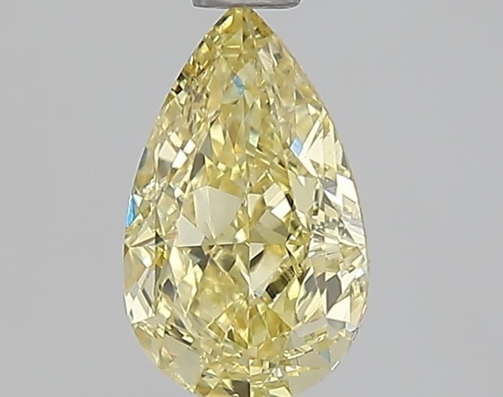 Loose Diamond - PEAR 1.04ct Fancy Intense Yellow VS2: Loose Diamond - PEAR 1.04ct Fancy Intense Yellow VS2 Source: This is a real non-mined Diamond that has been grown in a lab Shape: PEAR Carats: 1.04 Color: Fancy Intense Yellow Certification: IGI Video