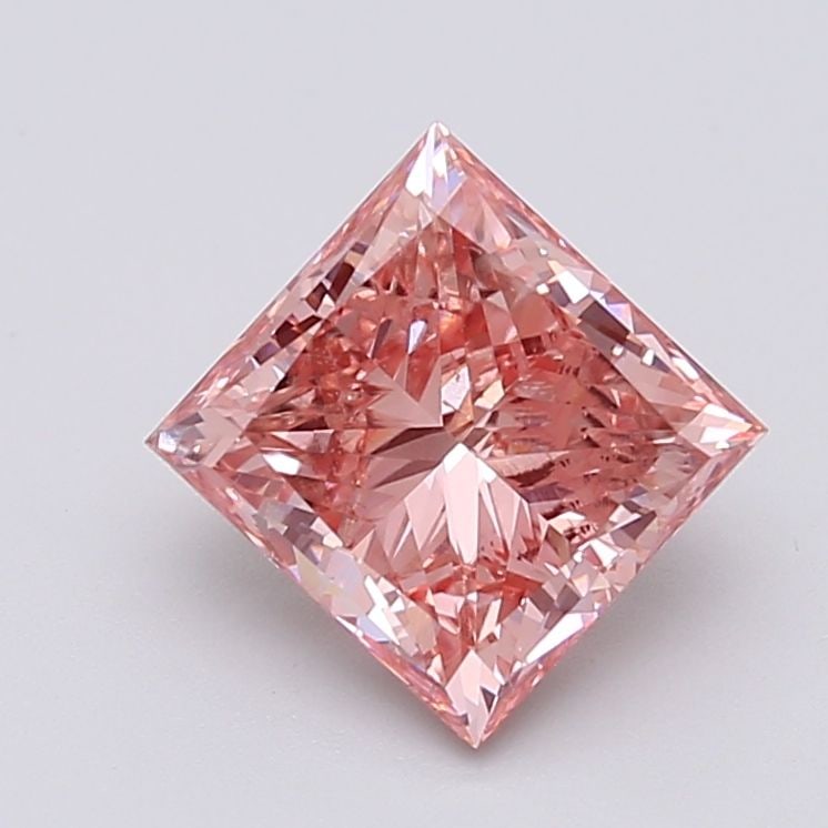 Loose Diamond - PRINCESS 3.01ct Fancy Intense Brownish Pink SI2: Loose Diamond - PRINCESS 3.01ct Fancy Intense Brownish Pink SI2 Source: This is a real non-mined Diamond that has been grown in a lab Shape: PRINCESS Carats: 3.01 Color: Fancy Intense Brownish Pink
