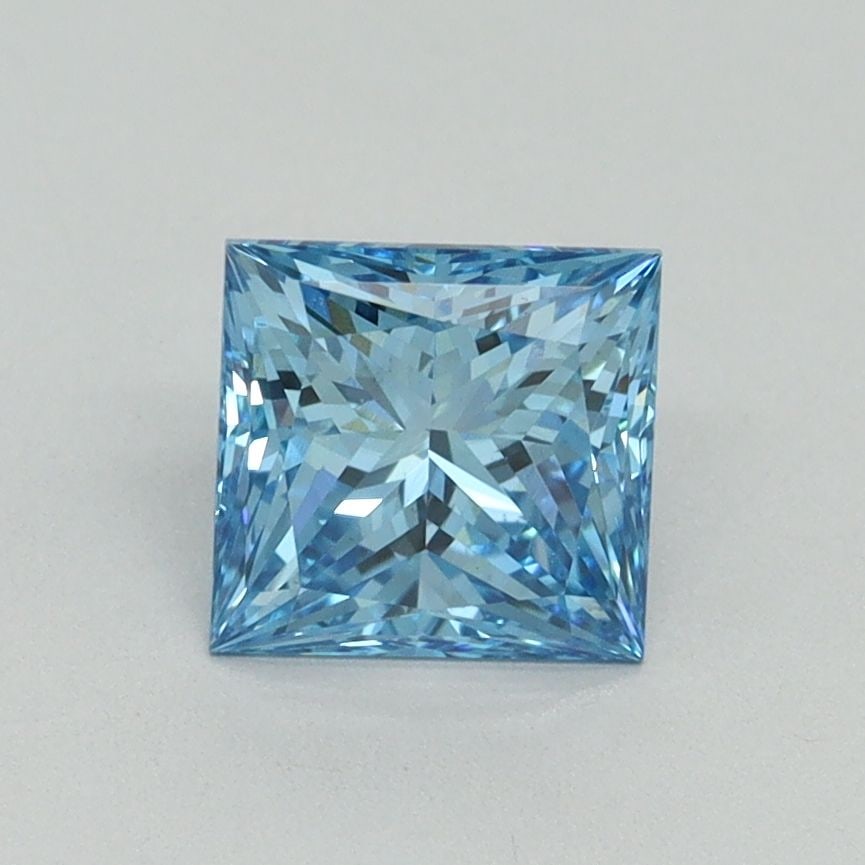 Loose Diamond - PRINCESS 1.15ct Fancy Vivid Blue VS2: Loose Diamond - PRINCESS 1.15ct Fancy Vivid Blue VS2 Source: This is a real non-mined Diamond that has been grown in a lab Shape: PRINCESS Carats: 1.15 Color: Fancy Vivid Blue Certification: IGI