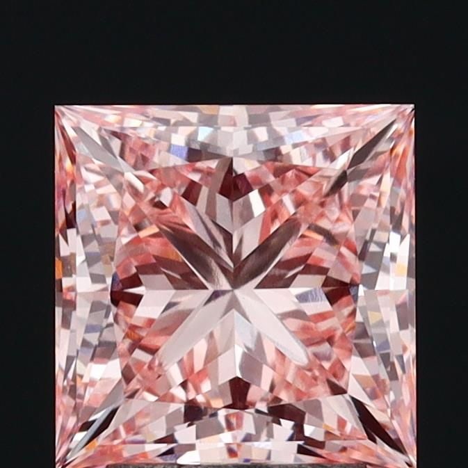 Loose Diamond - PRINCESS 3.5ct Fancy Intense Pink VS1 (1 of 1)