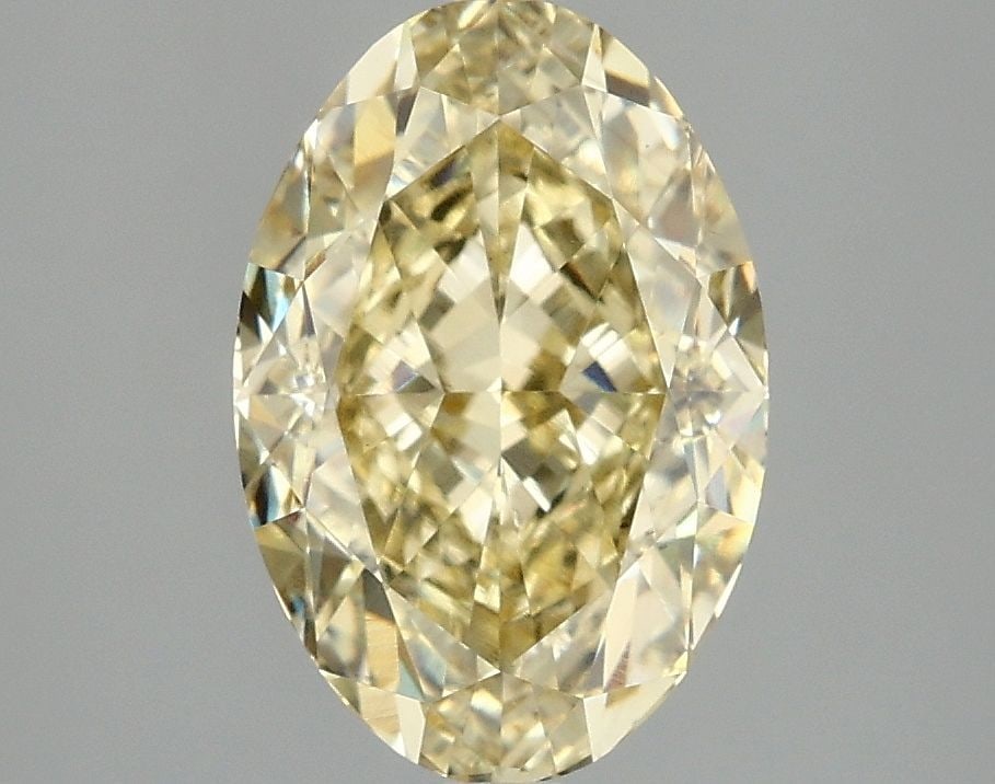 Loose Diamond - OVAL 3.08ct Fancy Intense Yellow VS1: Loose Diamond - OVAL 3.08ct Fancy Intense Yellow VS1 Source: This is a real non-mined Diamond that has been grown in a lab Shape: OVAL Carats: 3.08 Color: Fancy Intense Yellow Certification: IGI Video