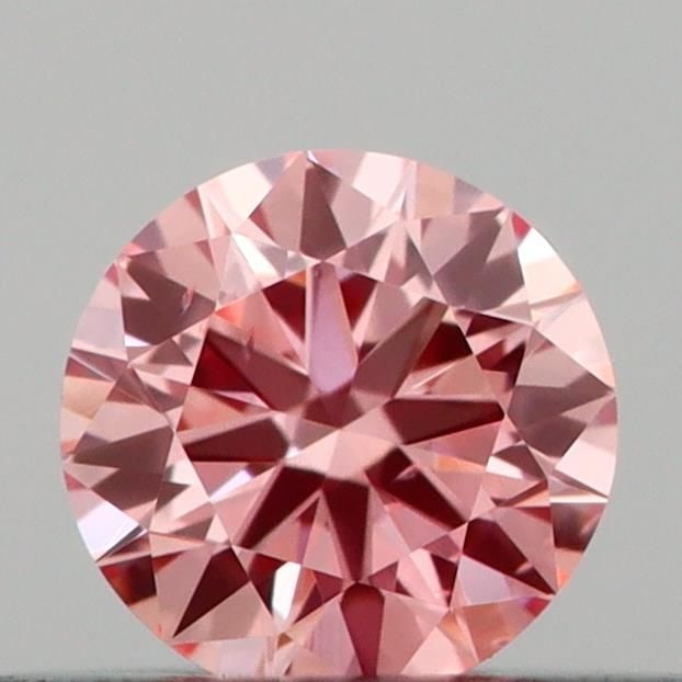 Ideal Loose Diamond - ROUND 0.21ct Fancy Vivid Pink VS2: Ideal Loose Diamond - ROUND 0.21ct Fancy Vivid Pink VS2 Source: This is a real non-mined Diamond that has been grown in a lab Shape: ROUND Carats: 0.21 Color: Fancy Vivid Pink Certification: IGI Video
