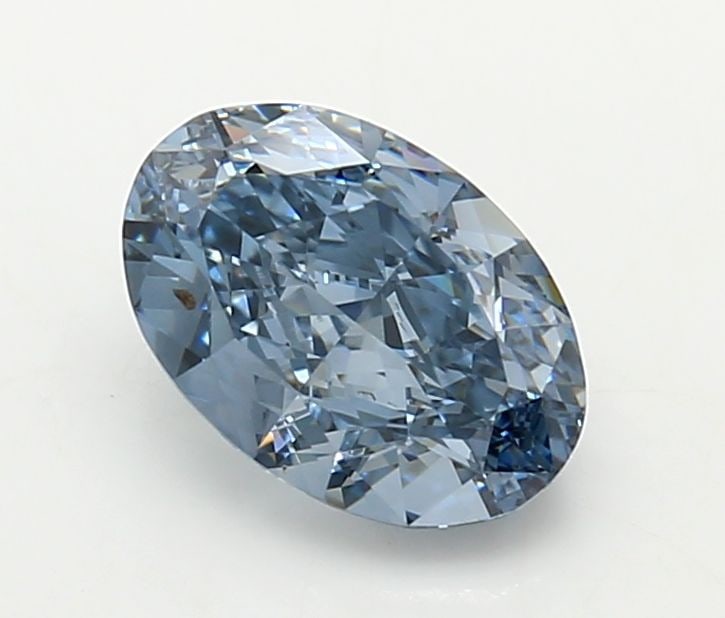 Loose Diamond - OVAL 1.51ct Fancy Vivid Blue VVS1: Loose Diamond - OVAL 1.51ct Fancy Vivid Blue VVS1 Source: This is a real non-mined Diamond that has been grown in a lab Shape: OVAL Carats: 1.51 Color: Fancy Vivid Blue Certification: IGI Video: