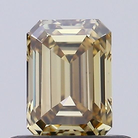 Loose Diamond - EMERALD 0.5ct Fancy Intense Brownish Brown VS1: Loose Diamond - EMERALD 0.5ct Fancy Intense Brownish Brown VS1 Source: This is a real non-mined Diamond that has been grown in a lab Shape: EMERALD Carats: 0.5 Color: Fancy Intense Brownish Brown Cert