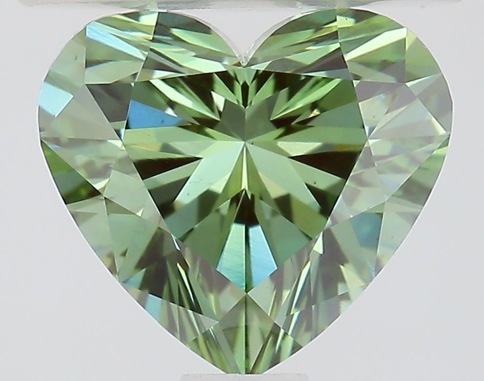 Loose Diamond - HEART 1.1ct Fancy Vivid Green VS1 (1 of 1)