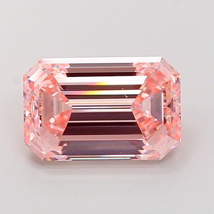 Loose Diamond - EMERALD 5.0ct Fancy Intense Pink VS2: Loose Diamond - EMERALD 5.0ct Fancy Intense Pink VS2 Source: This is a real non-mined Diamond that has been grown in a lab Shape: EMERALD Carats: 5.0 Color: Fancy Intense Pink Certification: IGI Video