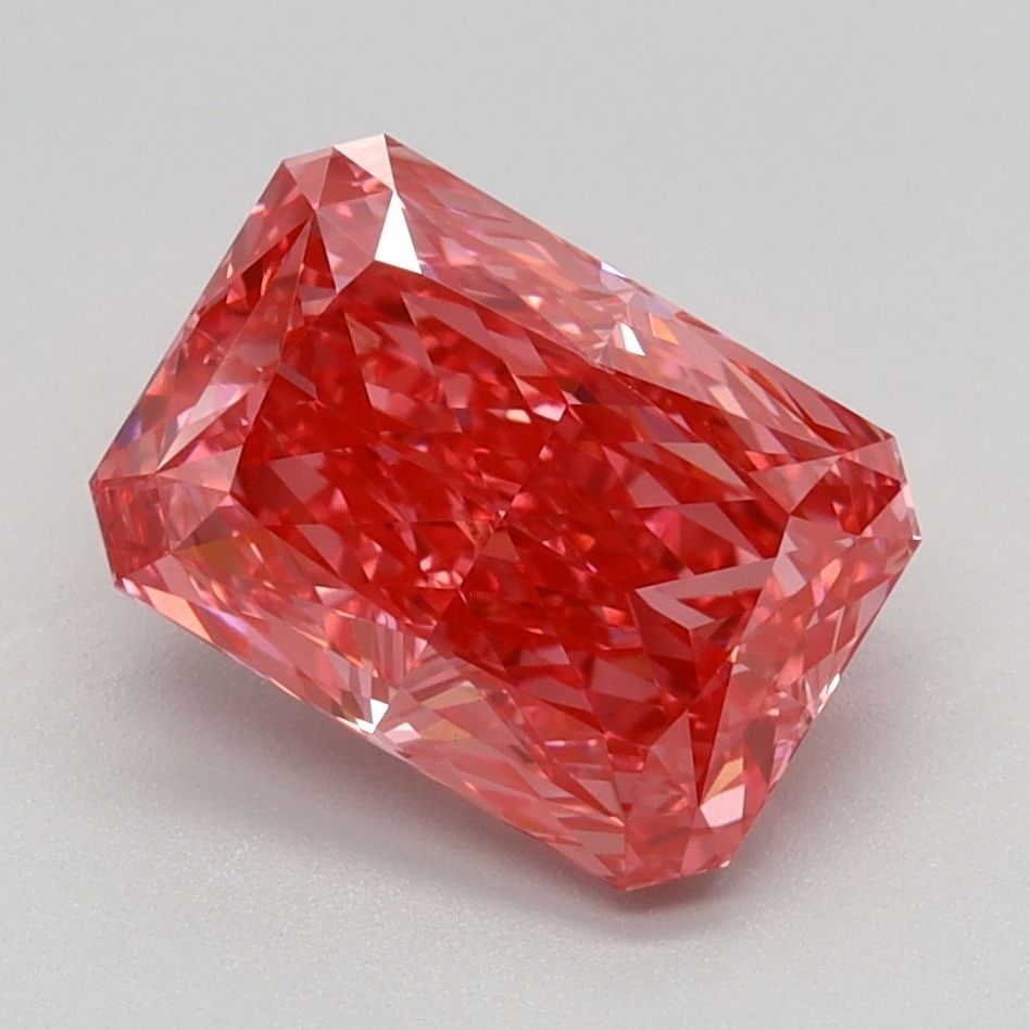Loose Diamond - RADIANT 2.2ct Fancy Vivid Pink VVS2: Loose Diamond - RADIANT 2.2ct Fancy Vivid Pink VVS2 Source: This is a real non-mined Diamond that has been grown in a lab Shape: RADIANT Carats: 2.2 Color: Fancy Vivid Pink Certification: IGI Video: