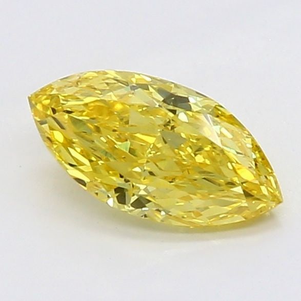 Loose Diamond - MARQUISE 0.47ct Fancy Vivid Yellow VS1: Loose Diamond - MARQUISE 0.47ct Fancy Vivid Yellow VS1 Source: This is a real non-mined Diamond that has been grown in a lab Shape: MARQUISE Carats: 0.47 Color: Fancy Vivid Yellow Certification: NONE