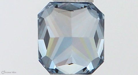 Loose Diamond - RADIANT 0.33ct Fancy Vivid Blue SI2 (1 of 1)