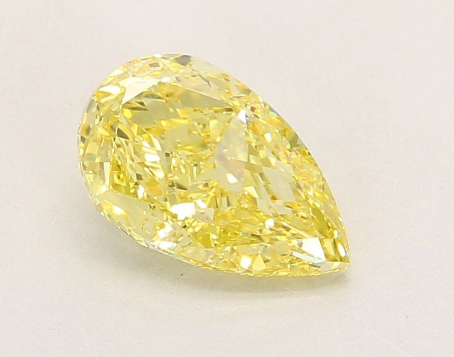 Loose Diamond - PEAR 2.0ct Fancy Intense Yellow VVS2: Loose Diamond - PEAR 2.0ct Fancy Intense Yellow VVS2 Source: This is a real non-mined Diamond that has been grown in a lab Shape: PEAR Carats: 2.0 Color: Fancy Intense Yellow Certification: IGI Video:
