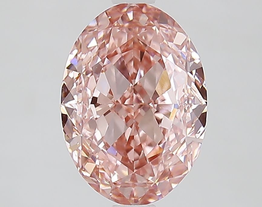 Loose Diamond - OVAL 2.82ct Fancy Vivid Pink VVS2: Loose Diamond - OVAL 2.82ct Fancy Vivid Pink VVS2 Source: This is a real non-mined Diamond that has been grown in a lab Shape: OVAL Carats: 2.82 Color: Fancy Vivid Pink Certification: IGI Video: