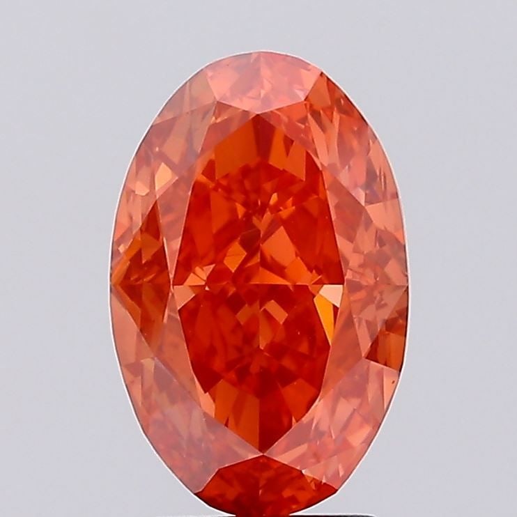 Loose Diamond - OVAL 4.01ct Fancy Vivid Red VS1: Loose Diamond - OVAL 4.01ct Fancy Vivid Red VS1 Source: This is a real non-mined Diamond that has been grown in a lab Shape: OVAL Carats: 4.01 Color: Fancy Vivid Red Certification: NONE Video: