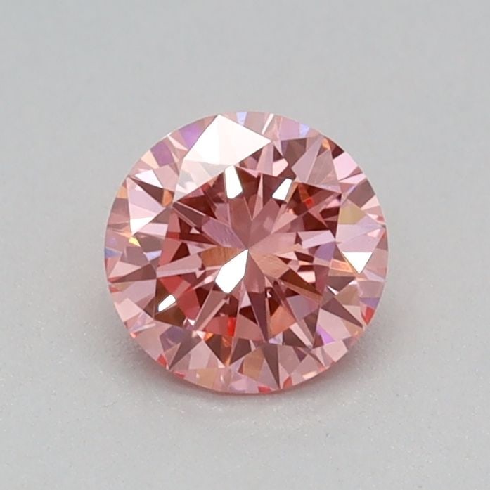 Loose Diamond - ROUND 0.3ct Fancy Vivid Pink VVS2: Loose Diamond - ROUND 0.3ct Fancy Vivid Pink VVS2 Source: This is a real non-mined Diamond that has been grown in a lab Shape: ROUND Carats: 0.3 Color: Fancy Vivid Pink Certification: IGI Video: