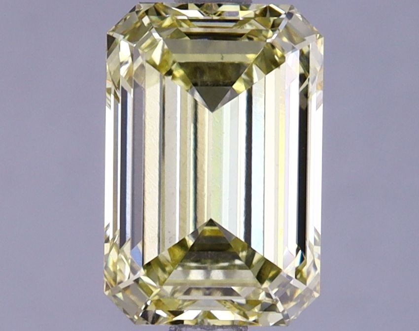 Loose Diamond - EMERALD 2.15ct Fancy Intense Yellow VS1: Loose Diamond - EMERALD 2.15ct Fancy Intense Yellow VS1 Source: This is a real non-mined Diamond that has been grown in a lab Shape: EMERALD Carats: 2.15 Color: Fancy Intense Yellow Certification: IGI