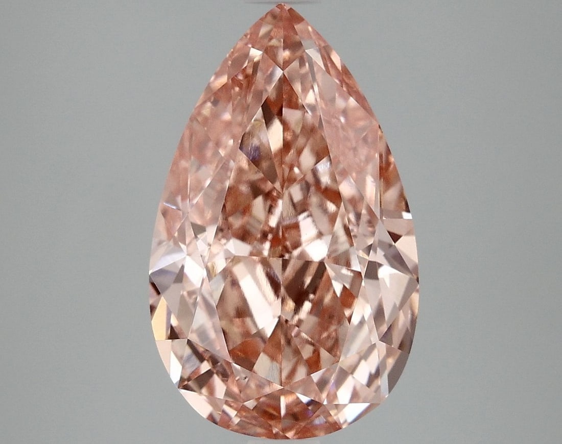 Loose Diamond - PEAR 4.81ct Fancy Pink VS1: Loose Diamond - PEAR 4.81ct Fancy Pink VS1 Source: This is a real non-mined Diamond that has been grown in a lab Shape: PEAR Carats: 4.81 Color: Fancy Pink Certification: NONE Video: