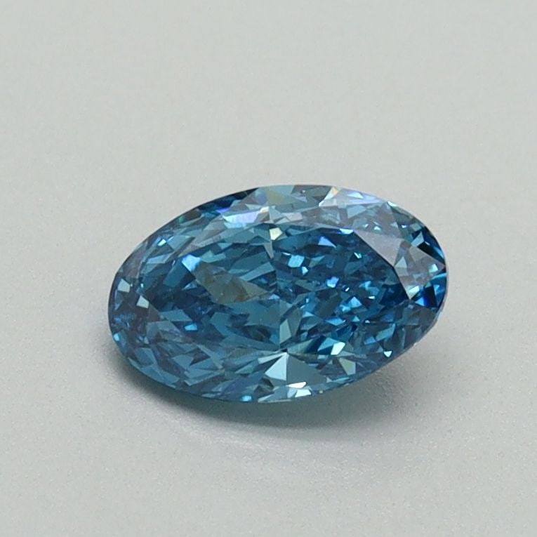Loose Diamond - OVAL 0.54ct Fancy Vivid Blue VS1: Loose Diamond - OVAL 0.54ct Fancy Vivid Blue VS1 Source: This is a real non-mined Diamond that has been grown in a lab Shape: OVAL Carats: 0.54 Color: Fancy Vivid Blue Certification: IGI Video: