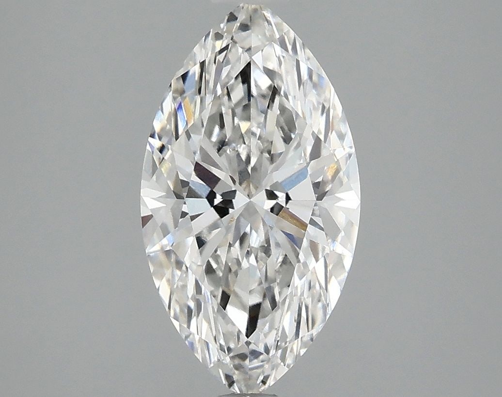 Loose Diamond - MARQUISE 2.09ct E VVS2: Loose Diamond - MARQUISE 2.09ct E VVS2 Source: This is a real non-mined Diamond that has been grown in a lab Shape: MARQUISE Carats: 2.09 Color: E Clarity: VVS2 Certification: IGI Video: